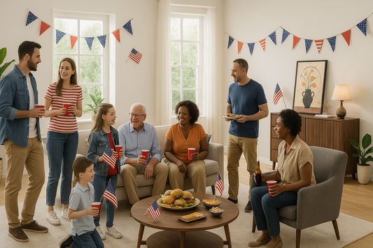 4th of July Party Guide: Living Room and Dining Area Setup Tips