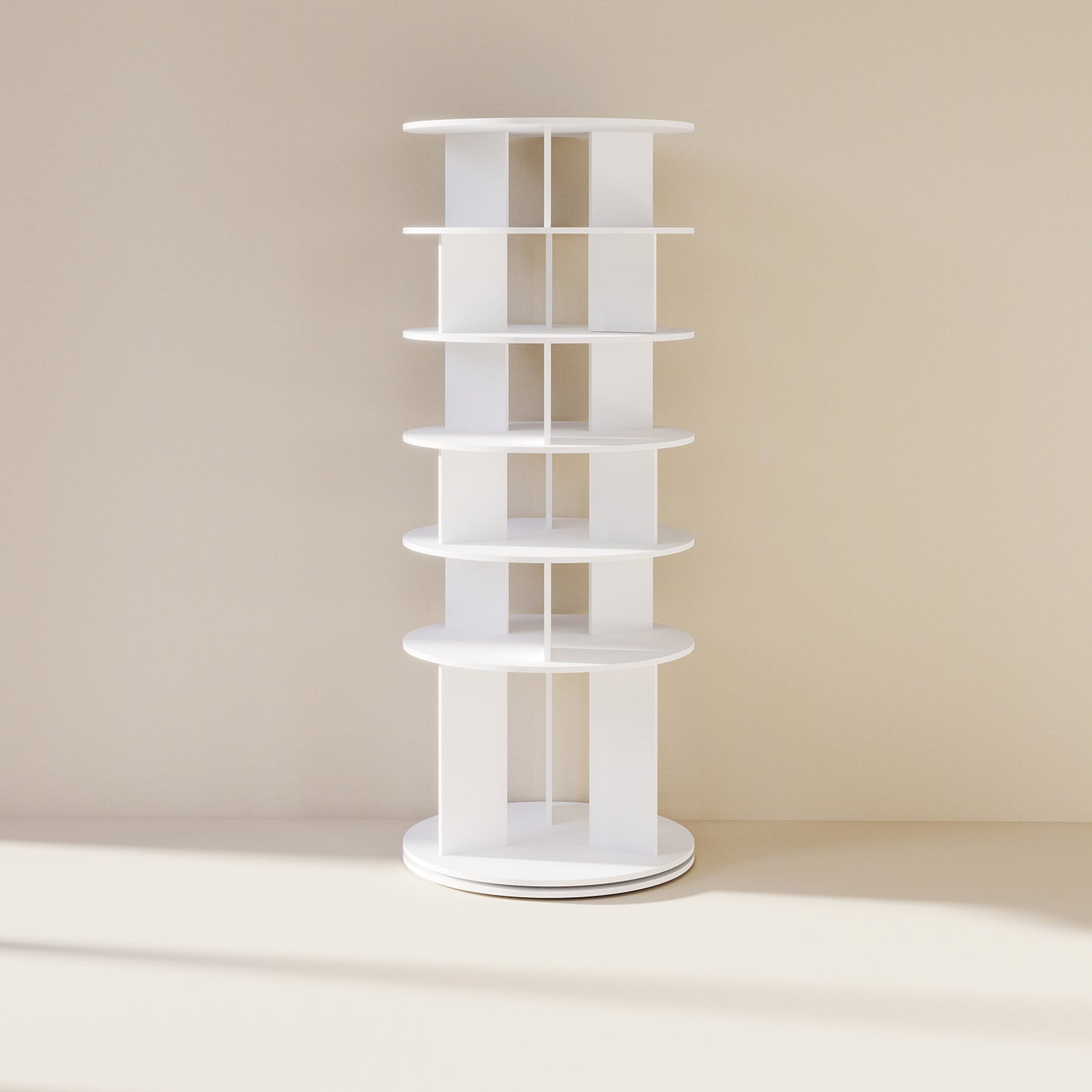 Rotating Shoe Rack Tower 6-Tier (#FLS-0103)