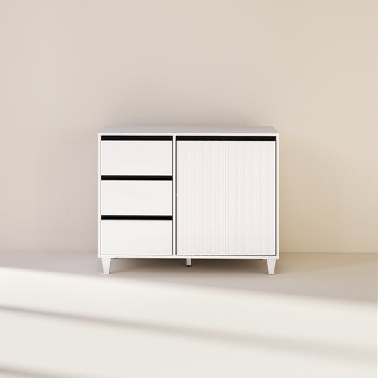 Buffet Sideboard Cabinet White (#FDB-0101)