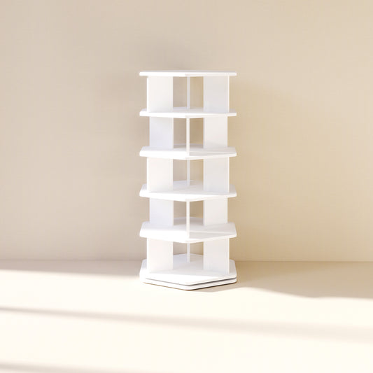 Rotating Shoe Rack Tower 5-Tier (#FLS-0101)