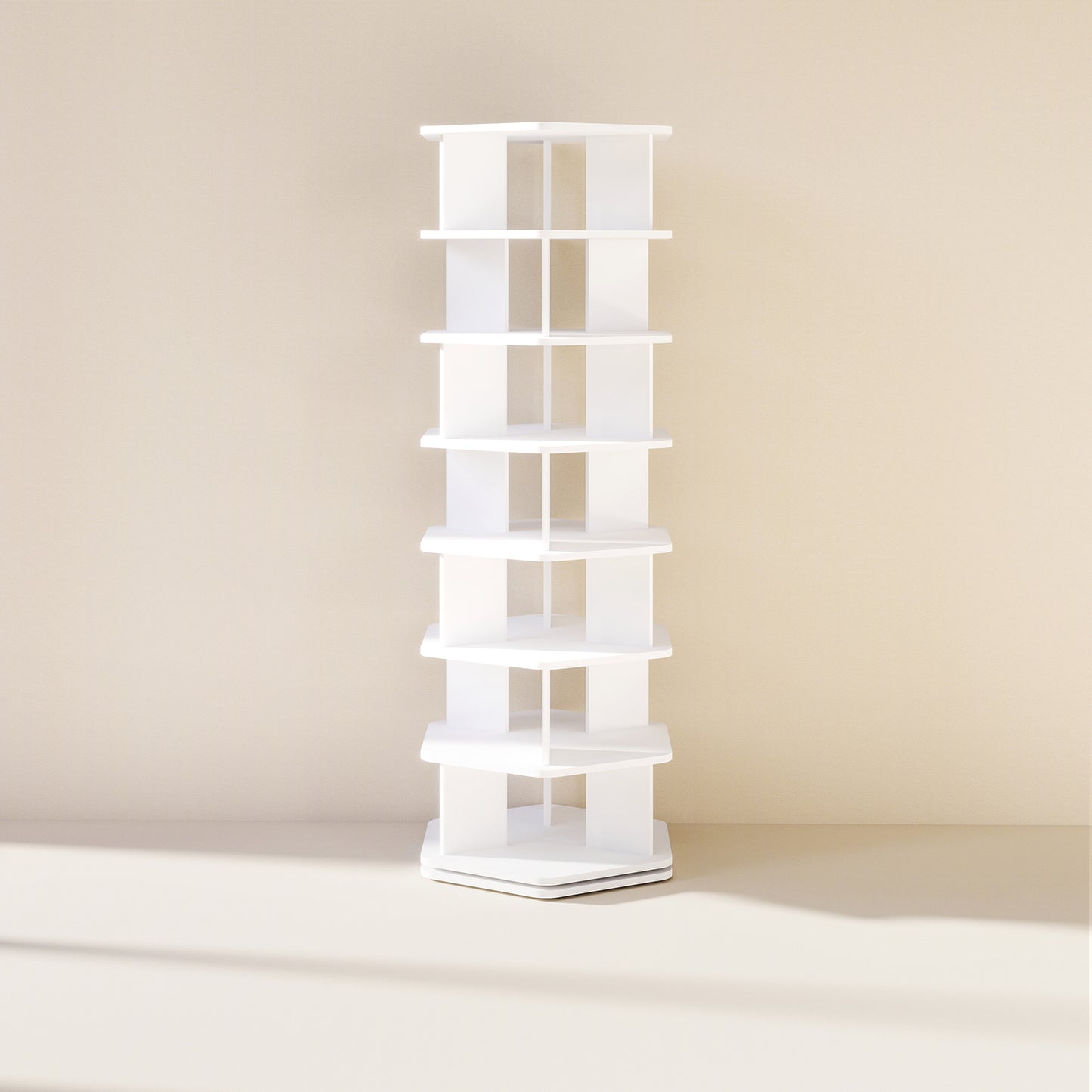 Rotating Shoe Rack Tower 7-Tier (#FLS-0102)